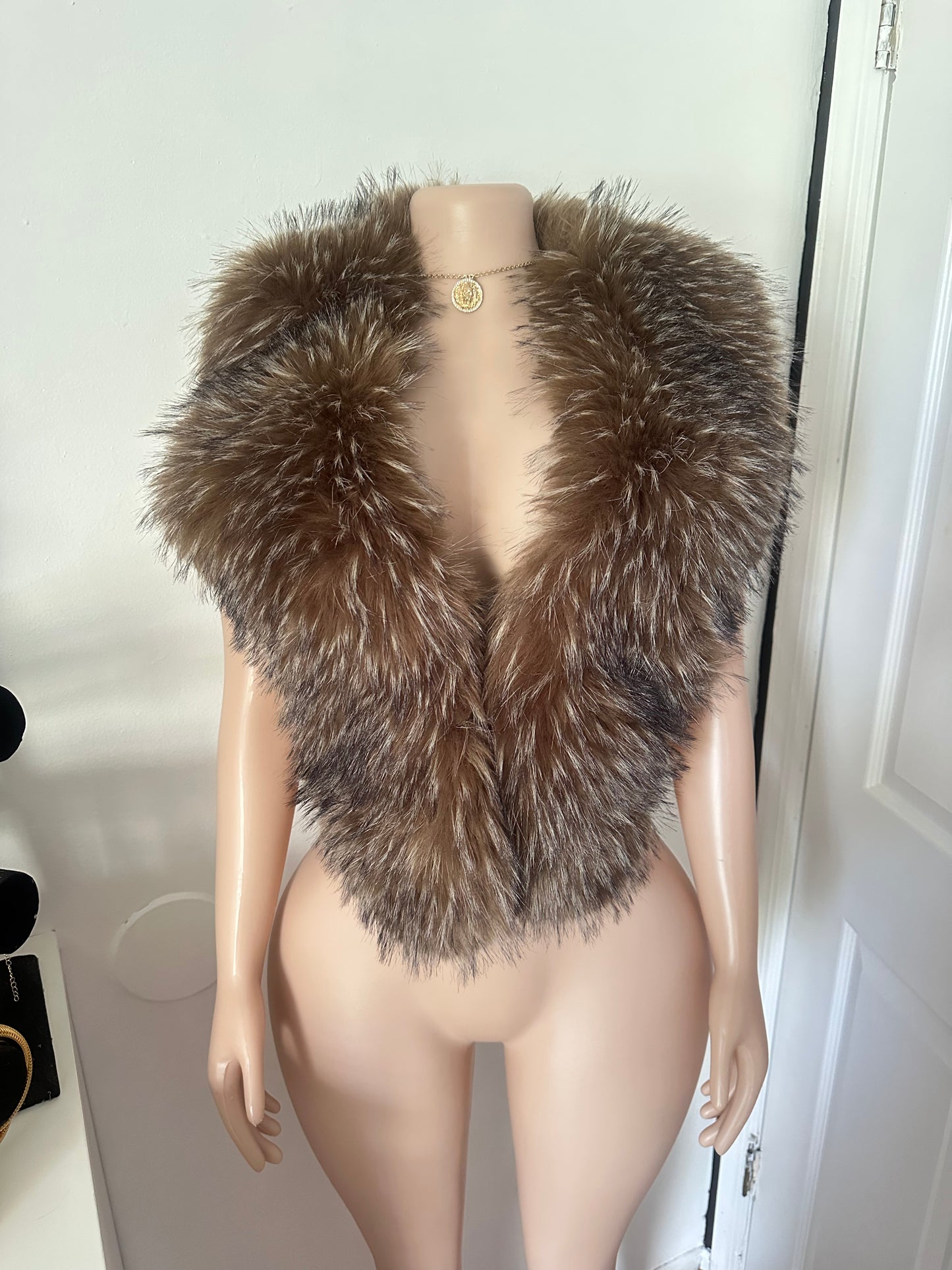 Mongolian Fur Halter Top, BEST SELLER FAN FAVORITE! (PER ORDER)