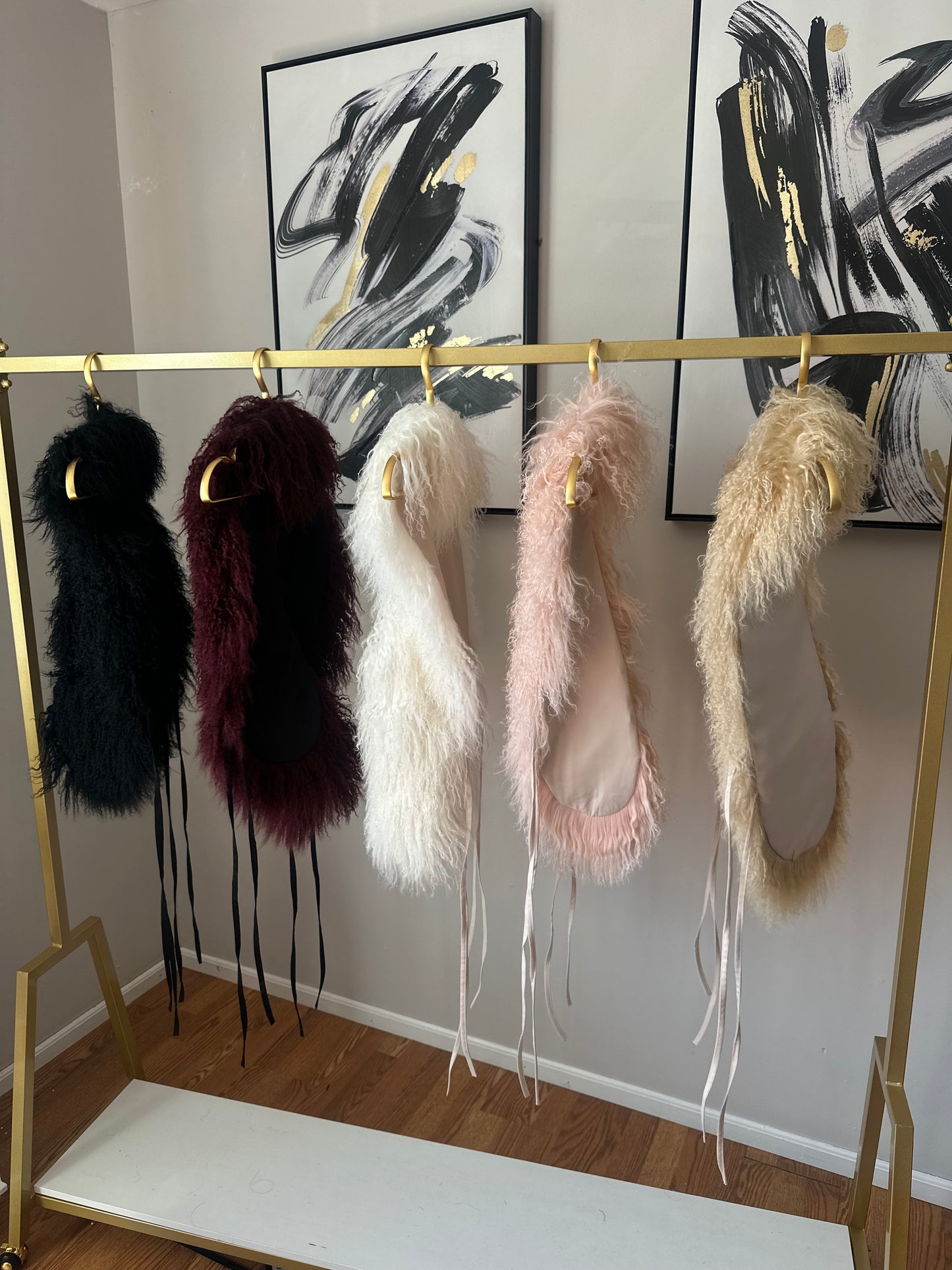 Mongolian Fur Halter Top, BEST SELLER FAN FAVORITE! (PER ORDER)