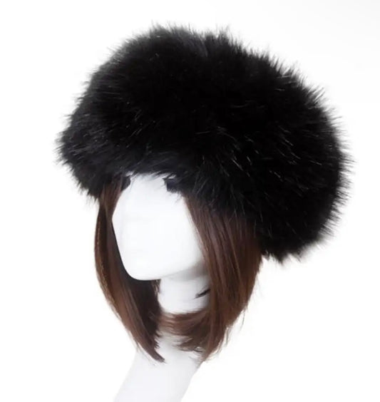 Fluffy Wrap Around Fur Hat
