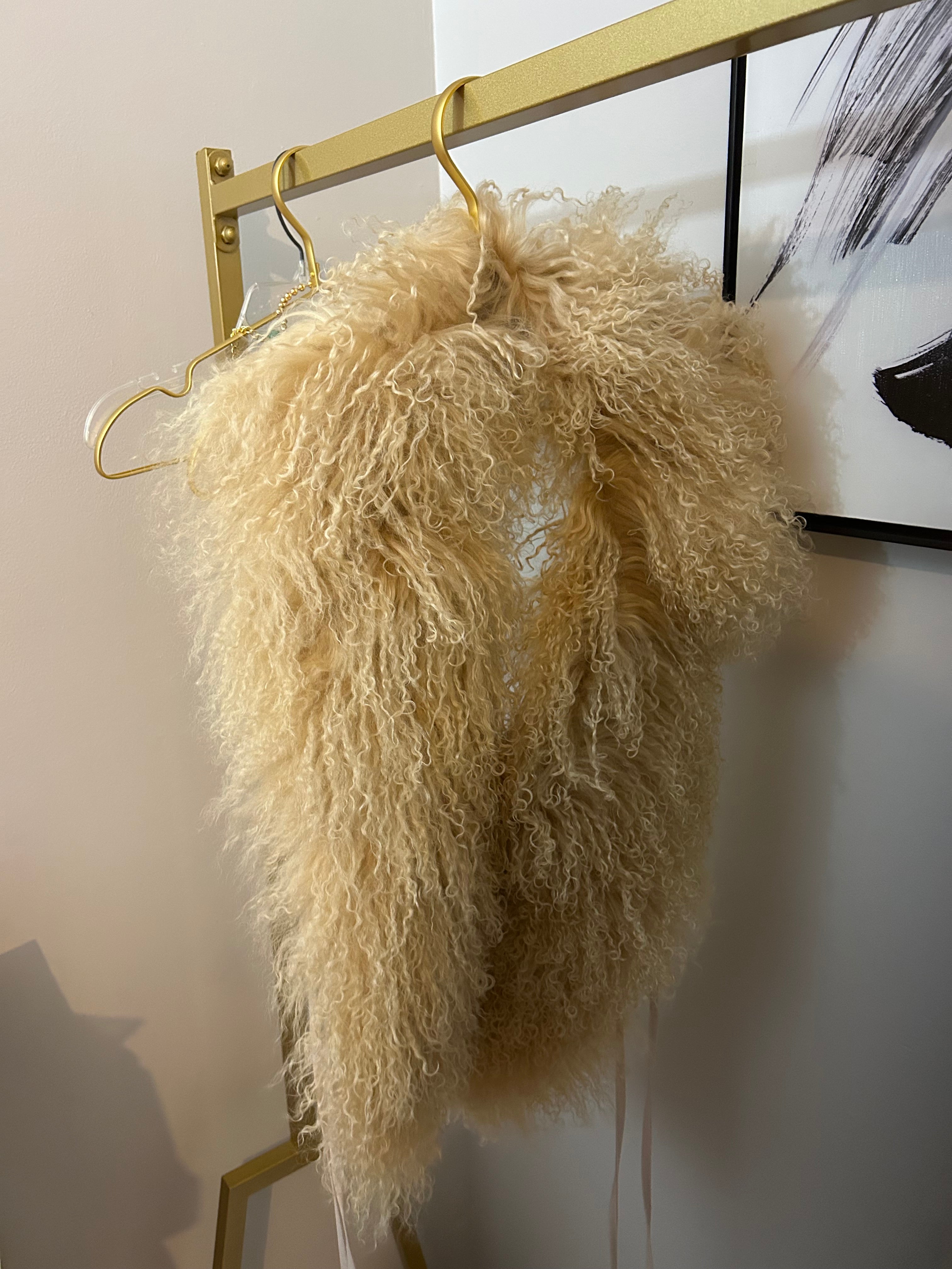 Mongolian Fur Halter Top, BEST SELLER FAN FAVORITE! (PER ORDER)