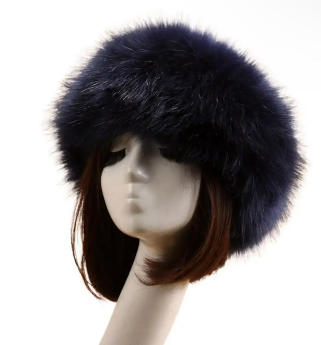 Fluffy Wrap Around Fur Hat