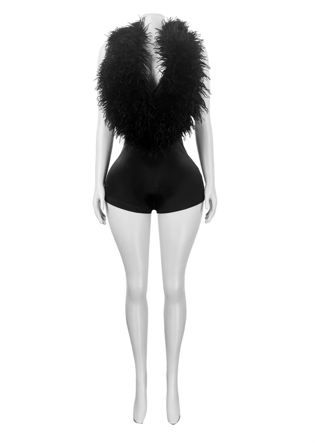 Exclusive Fur Bodysuit-Popular
