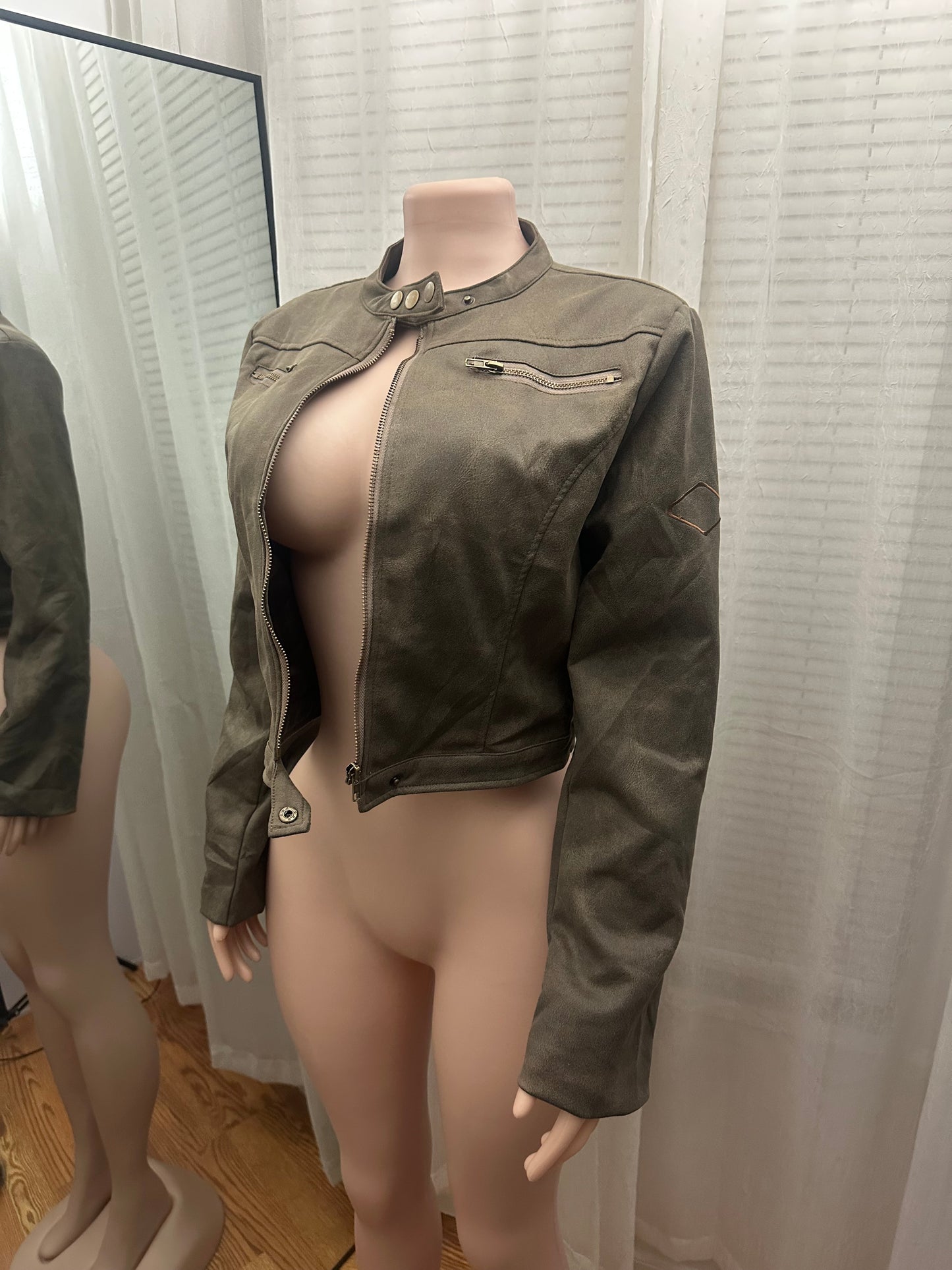 Suede Olive Brown, NEW!