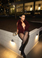 Mongolian Fur Halter Top, BEST SELLER FAN FAVORITE! (PER ORDER)