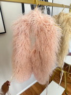 Mongolian Fur Halter Top, BEST SELLER FAN FAVORITE! (PER ORDER)
