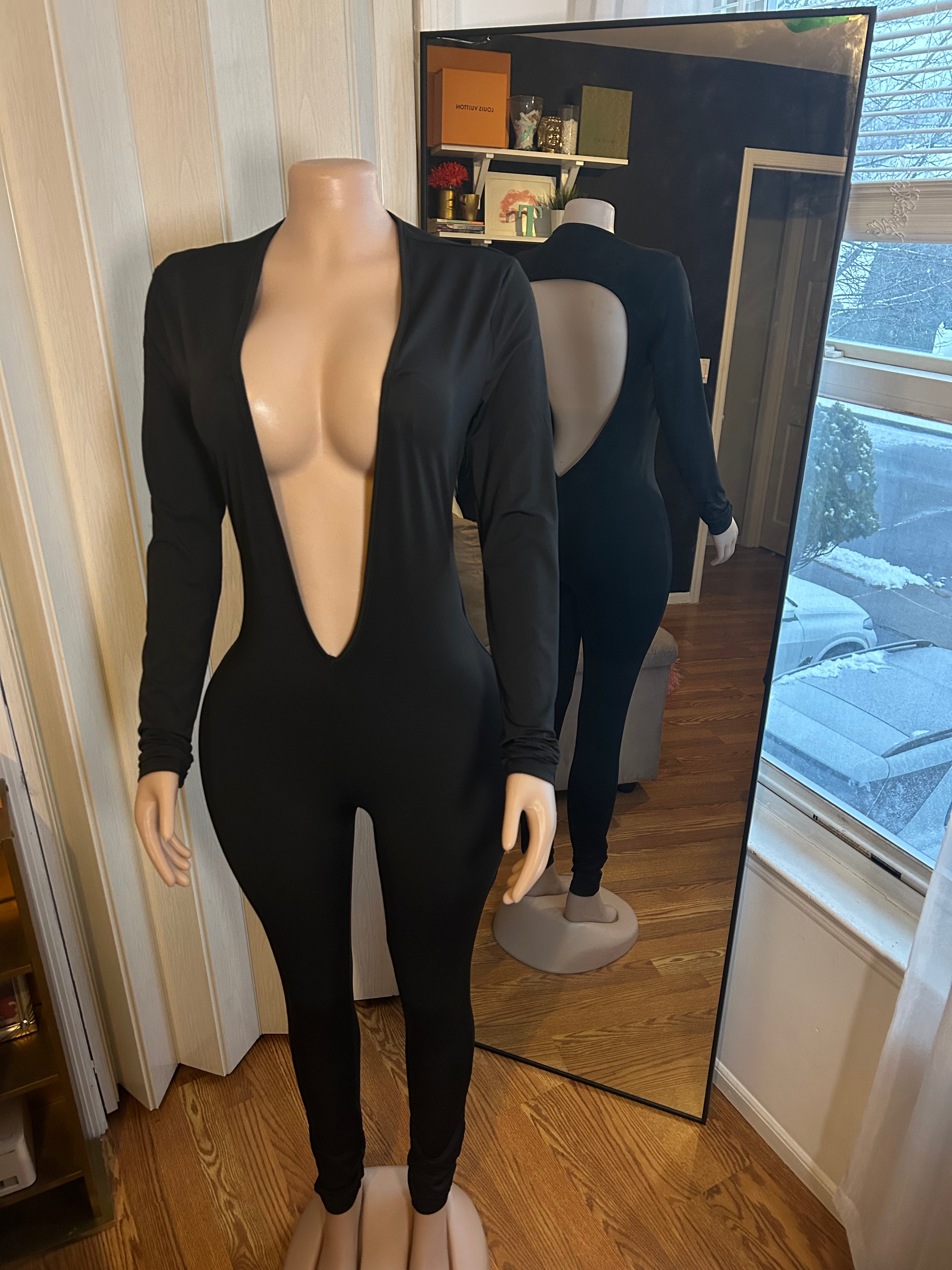 Bodycon Backless Jumpsuit-New Arrivals