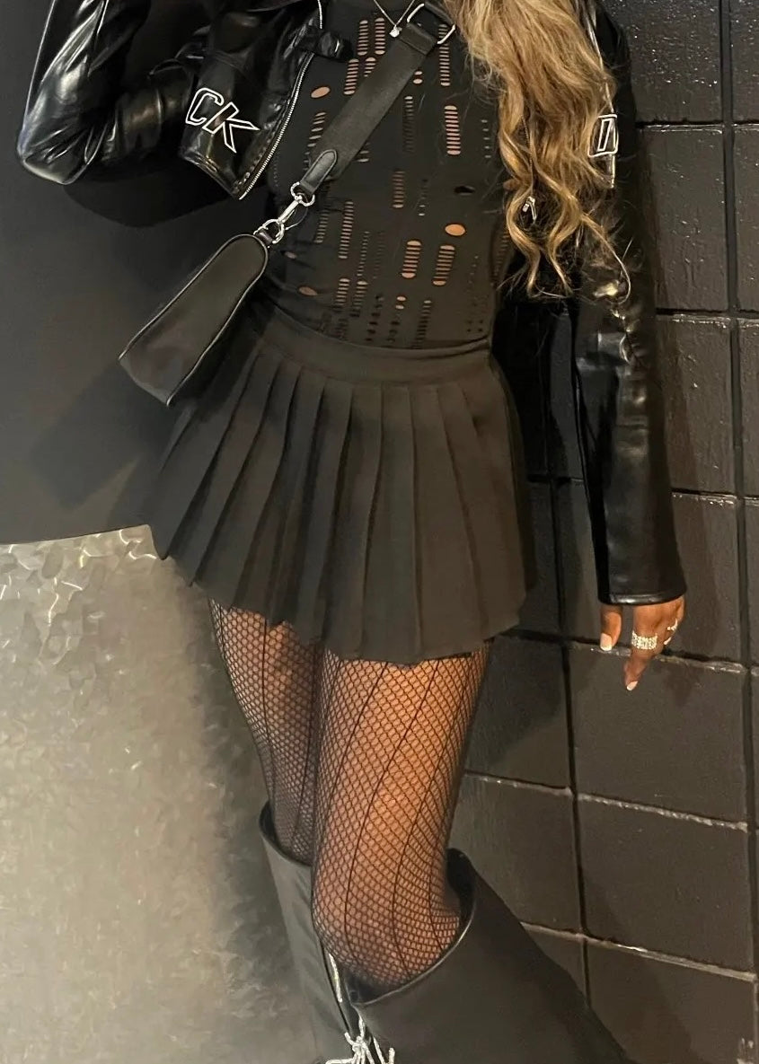 Pleated Mini High Waist - SALE CLEAN OUT!