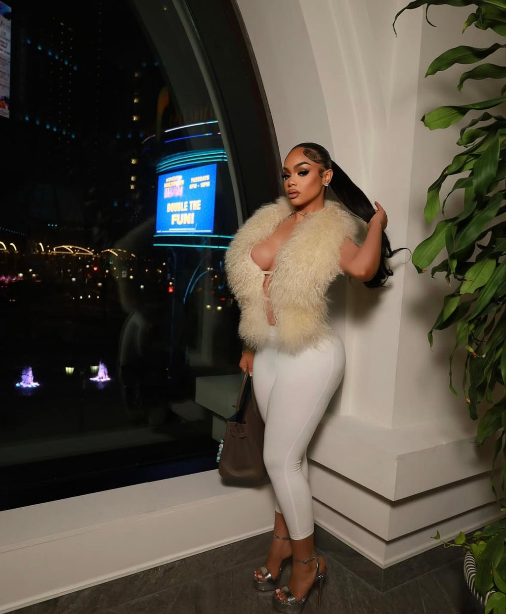 Mongolian Fur Halter Top, BEST SELLER FAN FAVORITE! (PER ORDER)