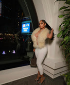 Mongolian Fur Halter Top, BEST SELLER FAN FAVORITE! (PER ORDER)