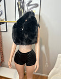 Cropped Fur Jacket
