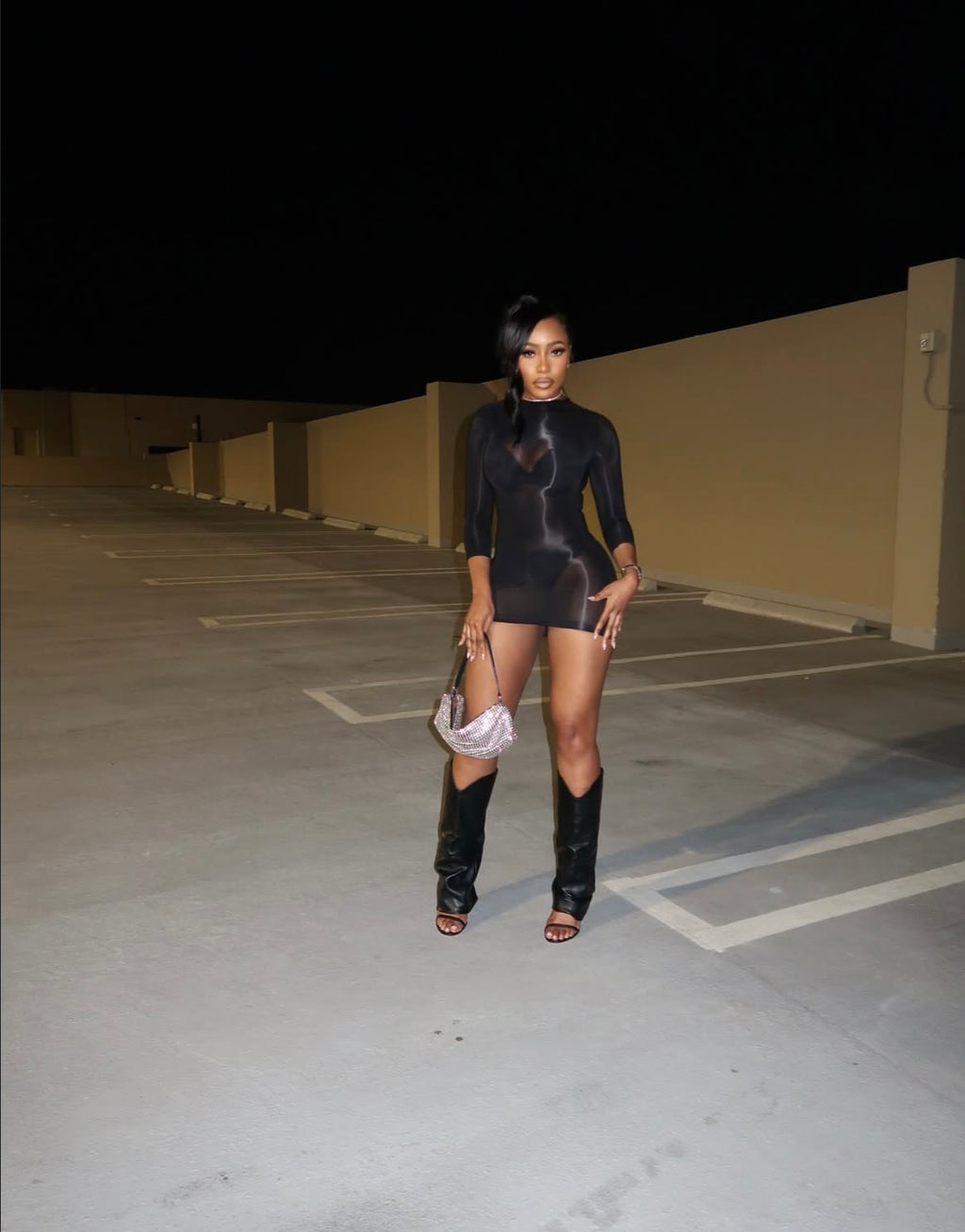 Lexi Mini Mesh Dress- Popular