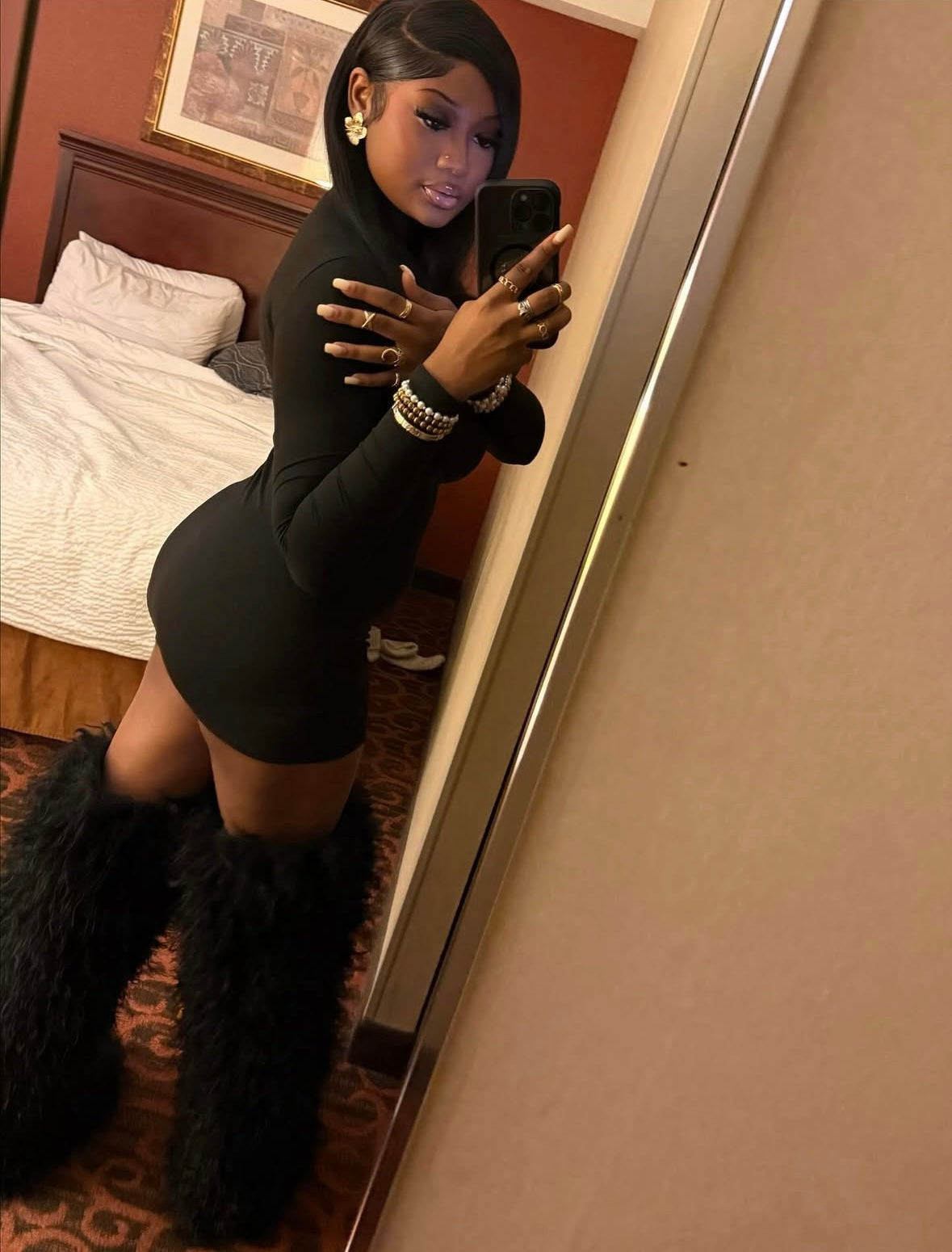 Luxury Thigh High, Fur Boots🔥TOP SELLER