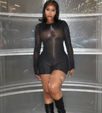 Mesh Romper-Trending! Crowd Favorite