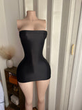 Black Silk Tube Dress- New Arrival