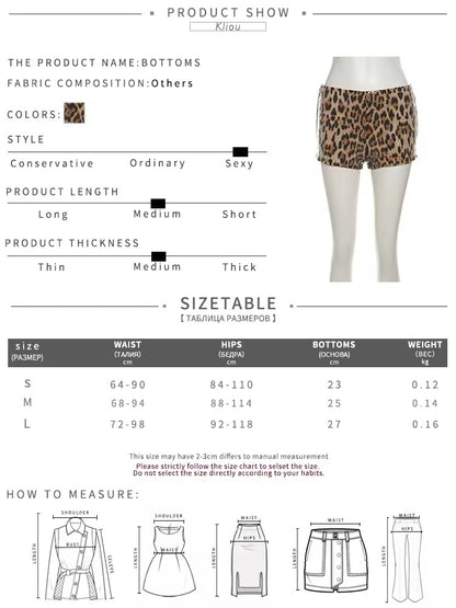 Viral Leopard Shorts- New