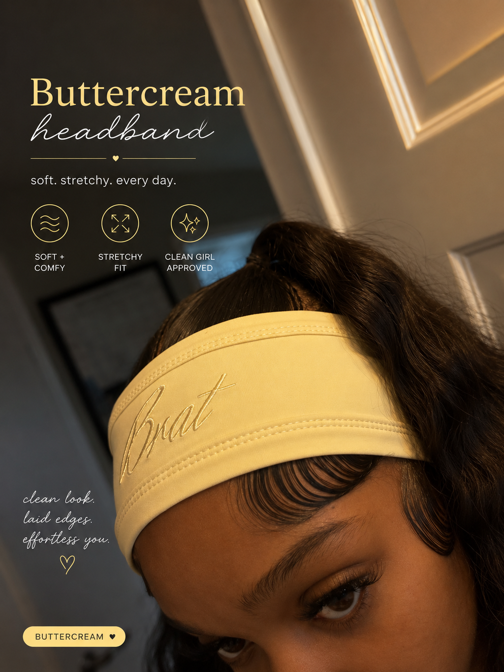 Butter Cream HeadBand
