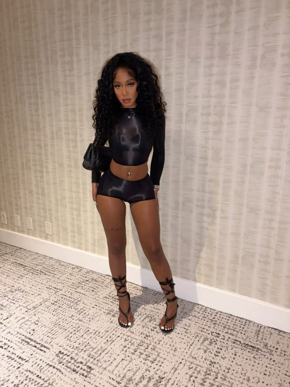 Mesh Shorts Set