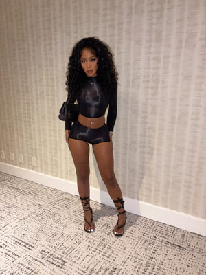 Mesh Shorts Set