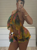 Halter Ruffles Romper- New Arrivals